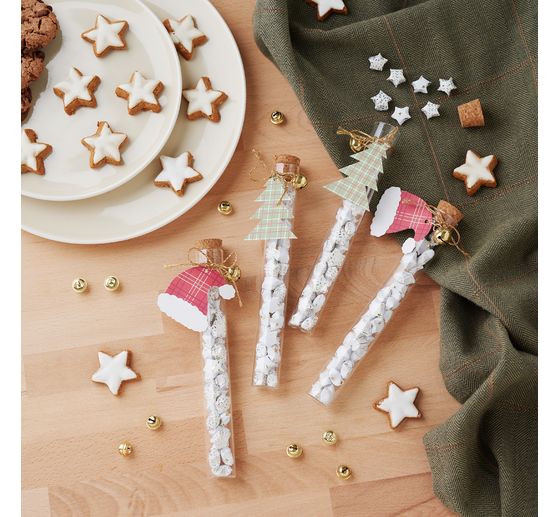 VBS Test tubes with corks, 4 pcs.