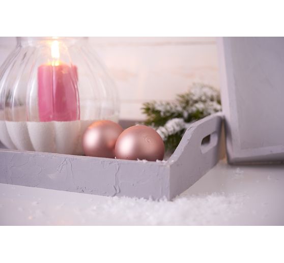 Vassoio in legno VBS, set di 3 pezzi