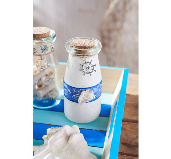 VBS glass bottle with cork