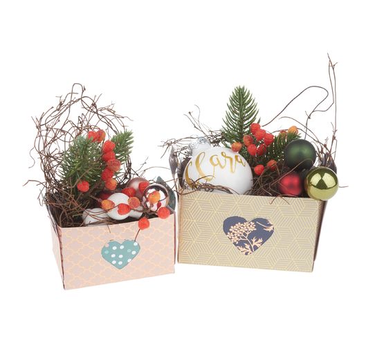 Set di stencil per VBS "Cuore di cestino ritagliato".