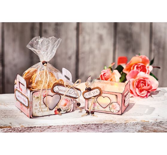 Set di stencil per VBS "Cuore di cestino ritagliato".