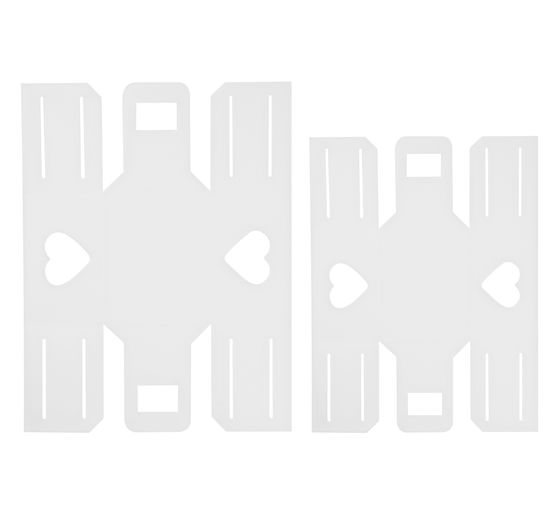 Set di stencil per VBS "Cuore di cestino ritagliato".