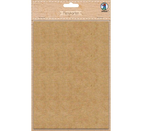 Menu cards "Kraftkarton"