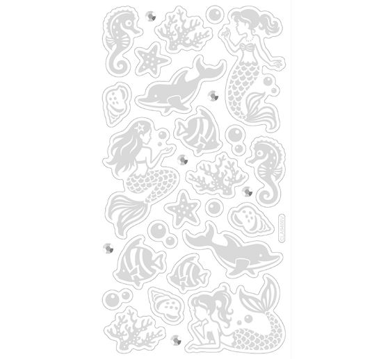 Metallic Sticker "Mermaid"