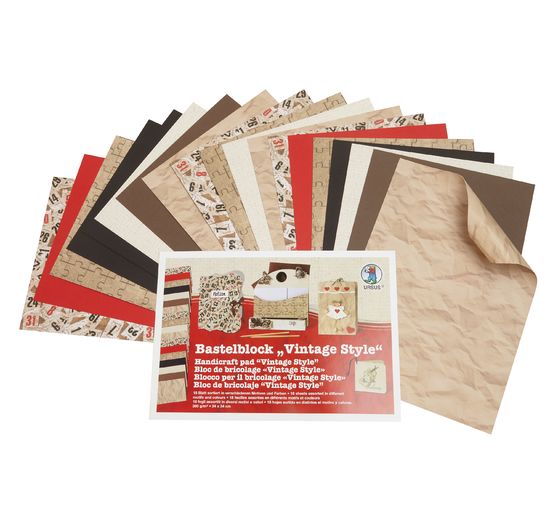 Blocco artigianale "stile vintage