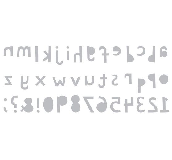 Sizzix Bigz Punching Template " XL Alphabet Die - Cutout Lower by Tim Holtz"