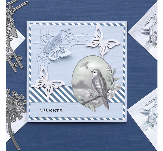 3D punching sheet set "Words of Sympathy"