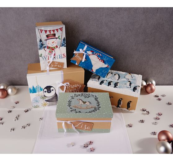 VBS Cardboard boxes "Rectangle", set of 7