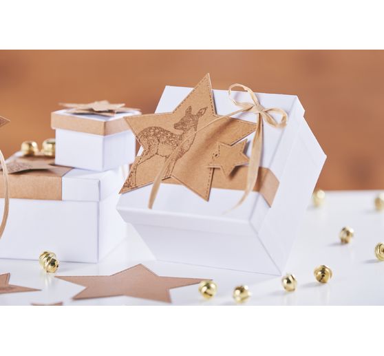 VBS Cardboard boxes "Square", set of 12