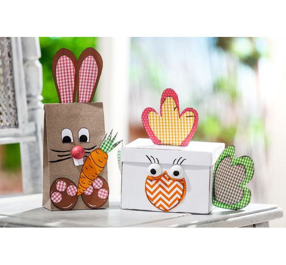 VBS Cardboard boxes "Square", set of 12