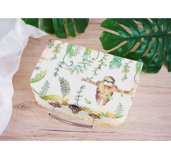 VBS Suitcase, set of 2, made of cream-coloured cardboard