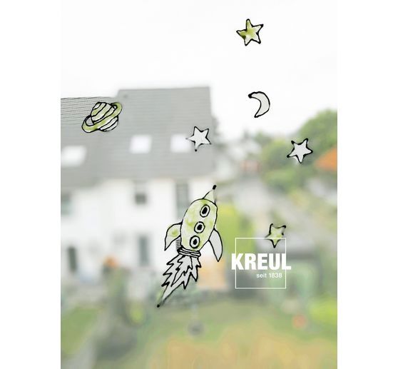 MUCKI Window Color night glow paint