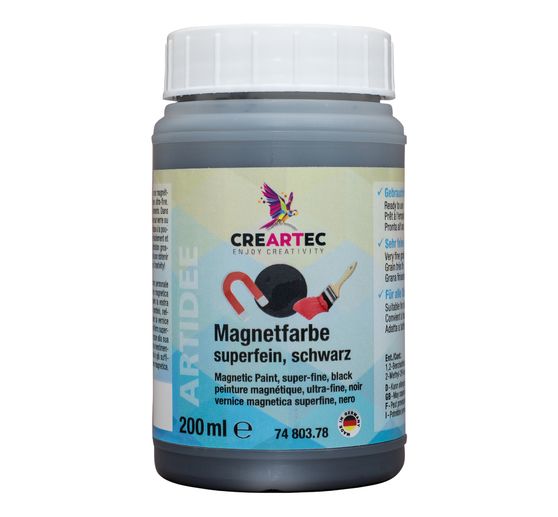 Magnetic paint superfine
