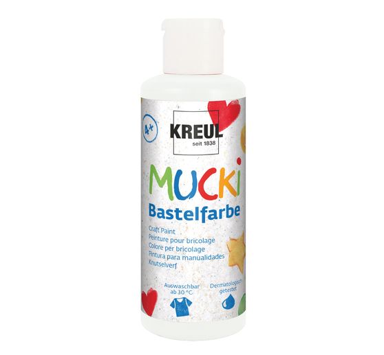 MUCKI Handicraft paint, Set of 6 80 ml