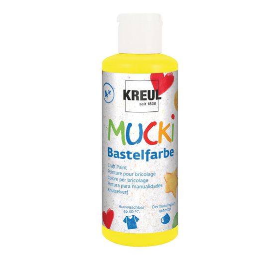 MUCKI Handicraft paint, Set of 6 80 ml