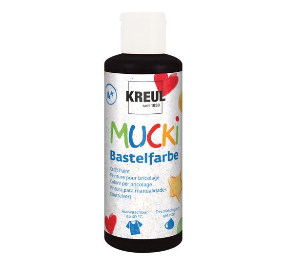 MUCKI Handicraft paint, Set of 6 80 ml