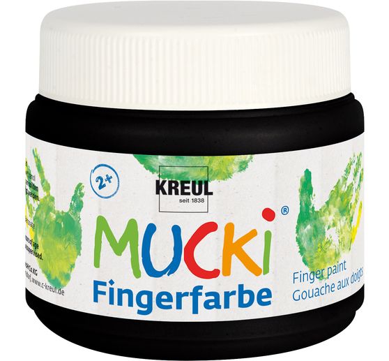 MUCKI Finger paint, set of 6, 150 ml each