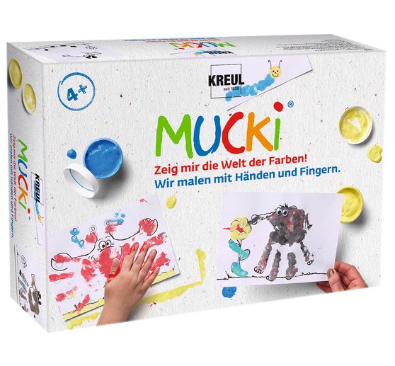 MUCKI set "We paint with hands and fingers"