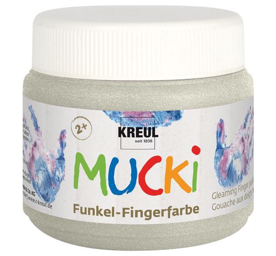 MUCKI Sparkle finger paint, set of 4