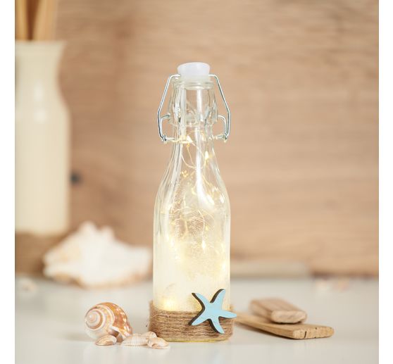 VBS Bottiglie di vetro con tappo oscillante, 2 pezzi