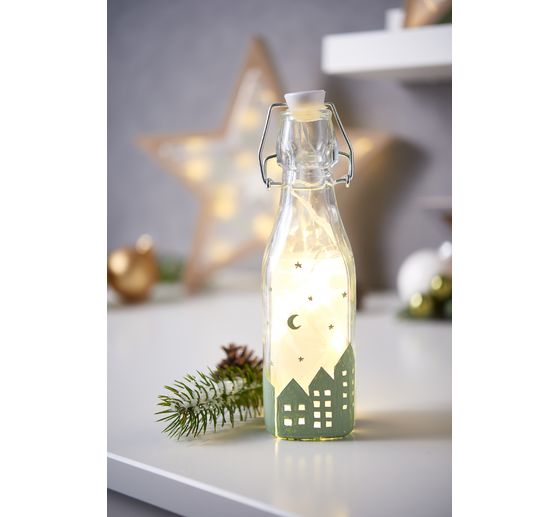 VBS Bottiglie di vetro con tappo oscillante, 2 pezzi