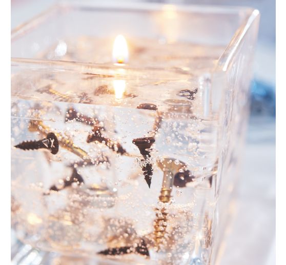 VBS Tealight jars "Cube", 4 pieces