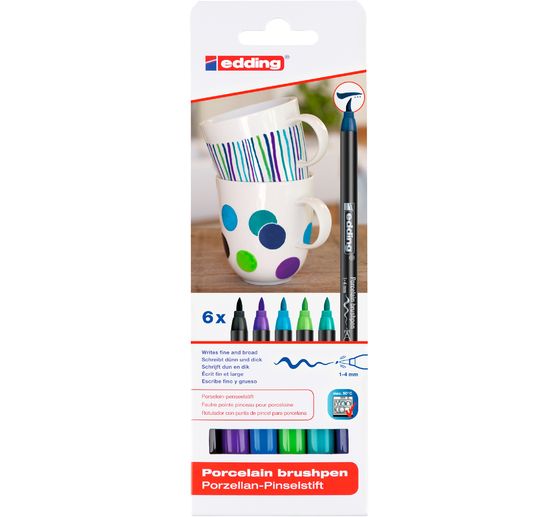 edding 4200 Porcelain brushpen "Cool"