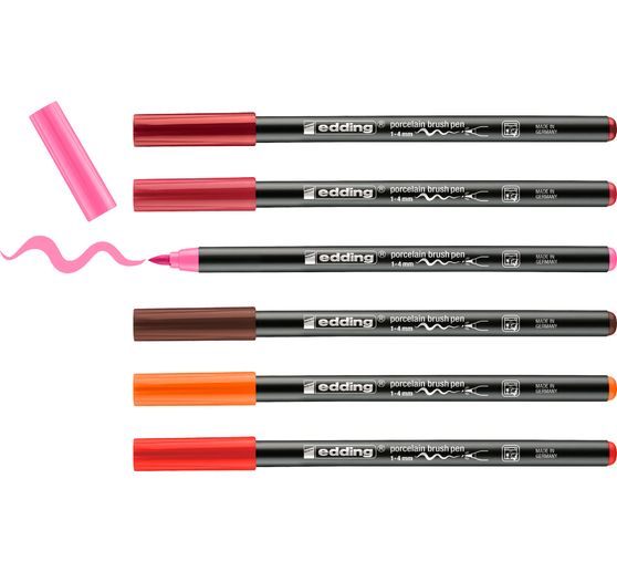 edding 4200 Porcelain brushpen "Warm"