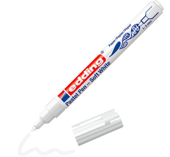 edding 1500 "Pastel Pen - Soft White"