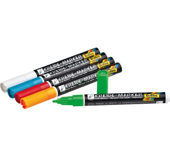 Chalk marker, set of 5