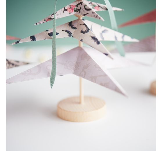 VBS Wooden discs/wheels, Ø 40 x 10 mm, 4 pieces