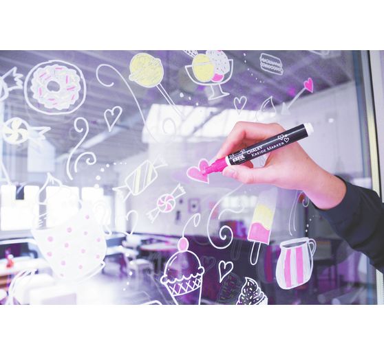 Pennarello Chalky a gesso "Medio".