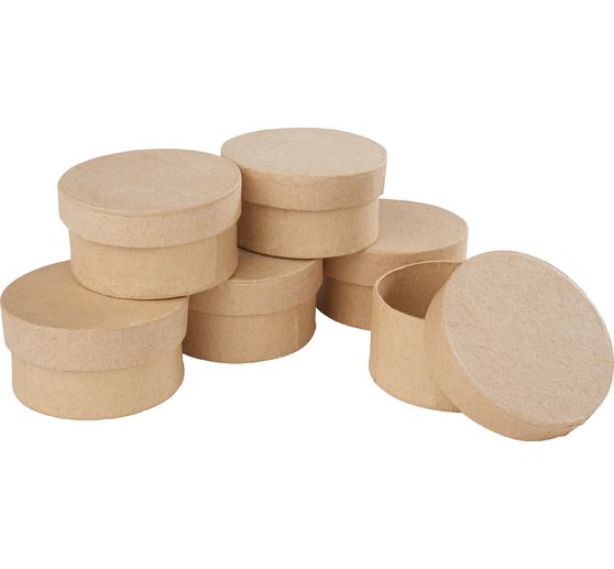 Scatola "rotonda" VBS, 6 pezzi, cartapesta