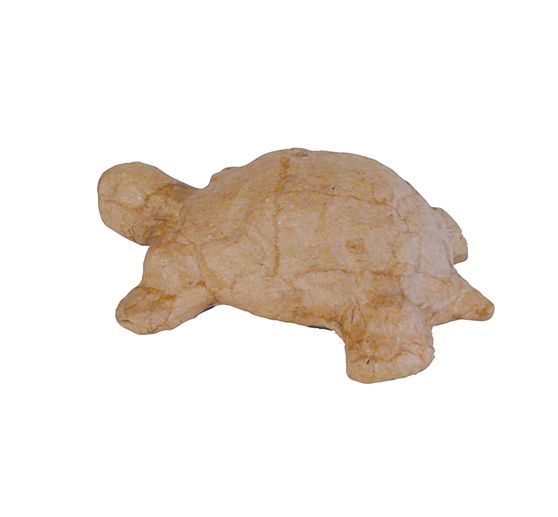 Mini turtle, paper mache