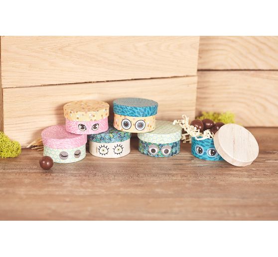 Scatola "rotonda" VBS, 6 pezzi, cartapesta