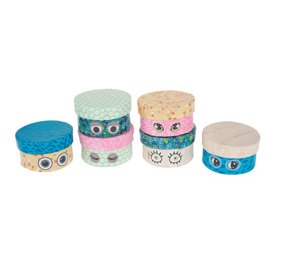 Scatola "rotonda" VBS, 6 pezzi, cartapesta