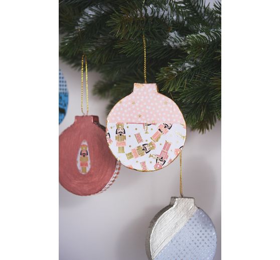 VBS Decoration pendant "Christmas Balls", flat
