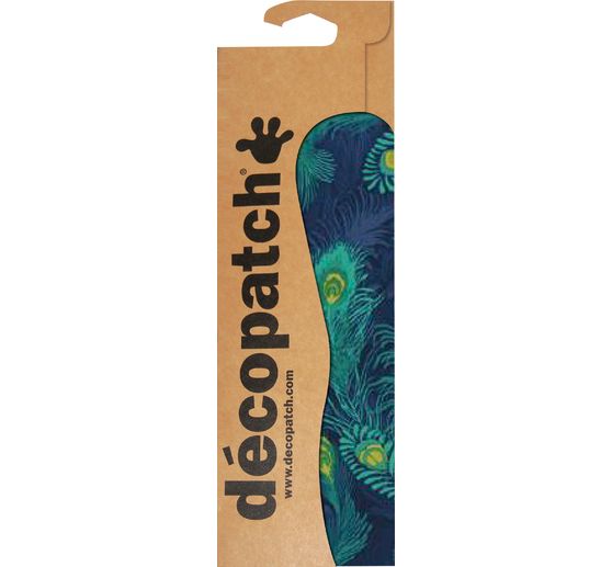 D&eacute;copatch paper "Peacock feathers",