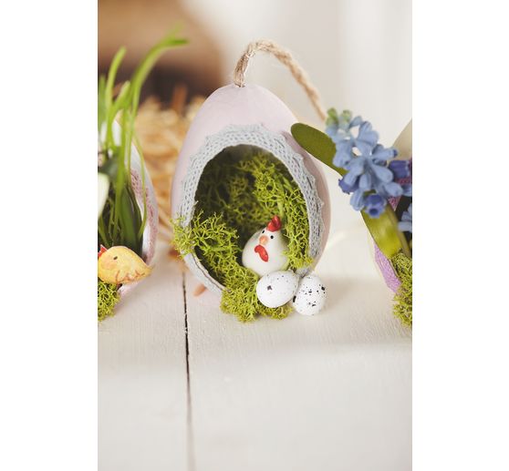 VBS Paper mache eggs with opening