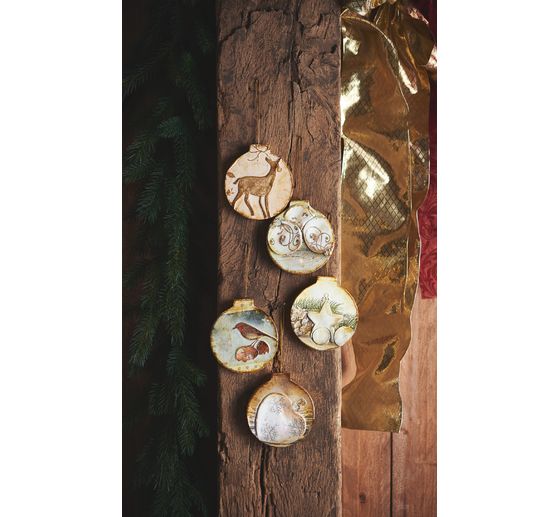 VBS Decoration pendant "Christmas Balls", flat