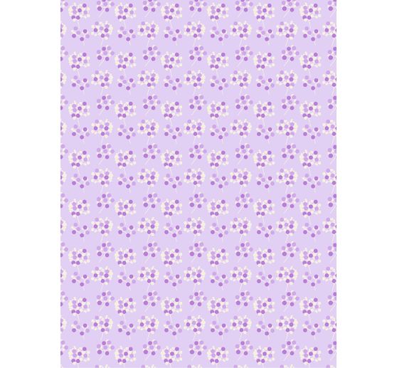 Carta decopatch "Purple Bunch