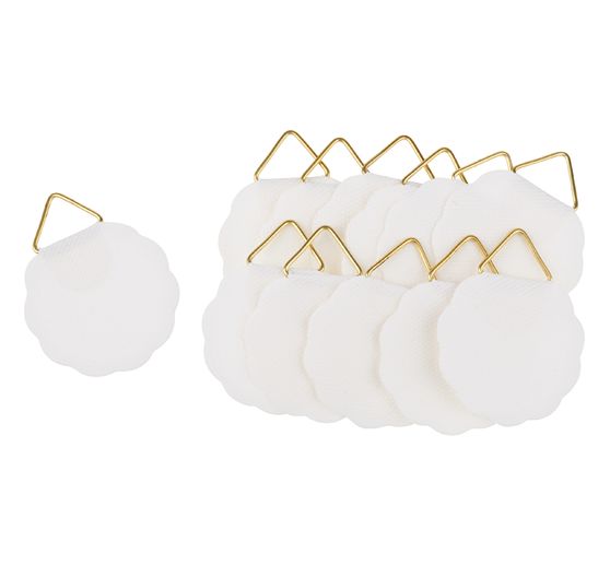 Appendiabiti autoadesivi, Ø 30 mm, 12 pezzi