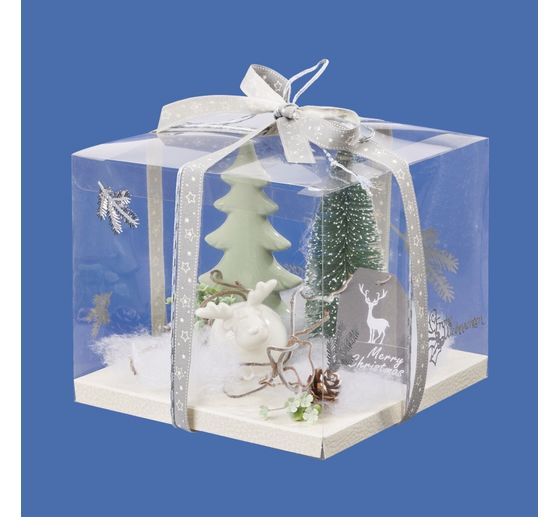 Box for money and voucher gifts, Transparent