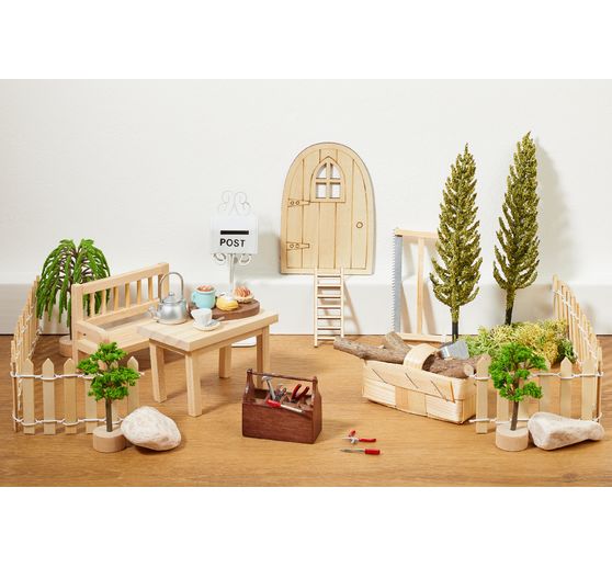 Secret Santa set "Table, bench & chair"