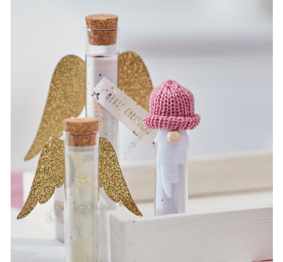 Mezze sfere in legno VBS senza perforazione, 10 pezzi