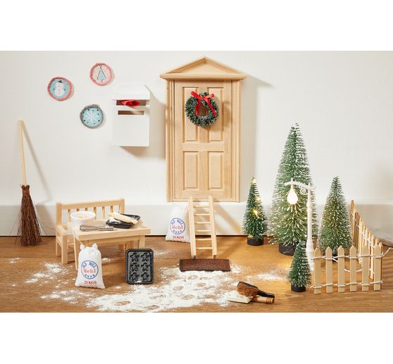 Secret Santa door set "Welcome"