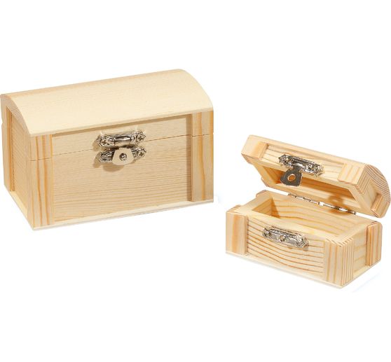 Miniature treasure chest, approx. 7 x 4 x 4 cm