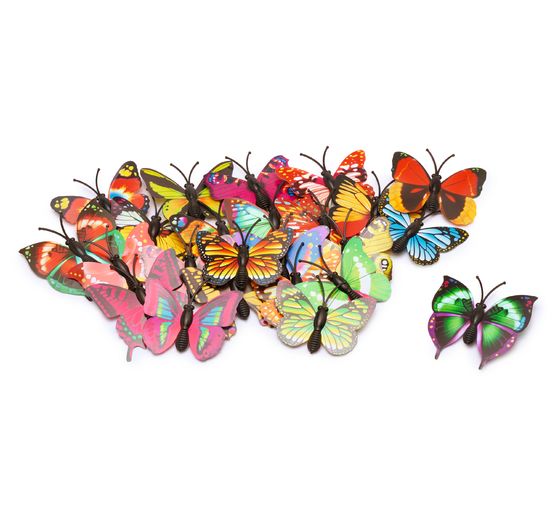 Elementi decorativi VBS "Butterfly", piccoli, 50 pezzi