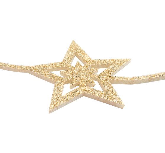 Glitter garland "Stars"