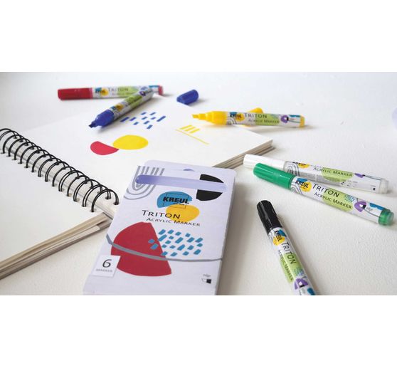KREUL Triton Acrylic Marker "Edge", set of 6